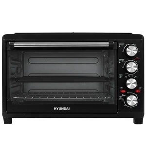 297ad577233bfae37750fa06afef90b7.jpg Мини-печь Hyundai MIO-HY086 38л. 1600Вт черный