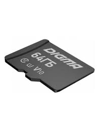 Флеш карта microSDXC 64GB Digma CARD10 V10 + adapter