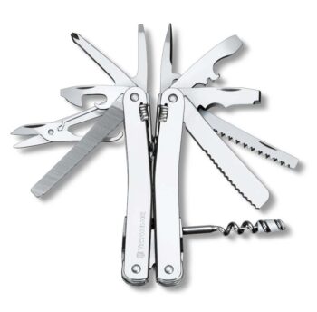 Мультитул Victorinox SwissTool Spirit X Plus Ratchet (3.0236.L) 105мм 36функц. чехол кож. серебристы