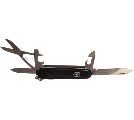 5ba09e5232fcb5cb5cde880197983a0e.jpg Нож перочинный Victorinox Climber (1.3703.3) 91мм 14функц. черный карт.коробка