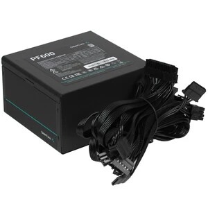 Блок питания Deepcool ATX 600W PF600 V2 80 PLUS WHITE (20+4pin) APFC 120mm fan 6xSATA RTL