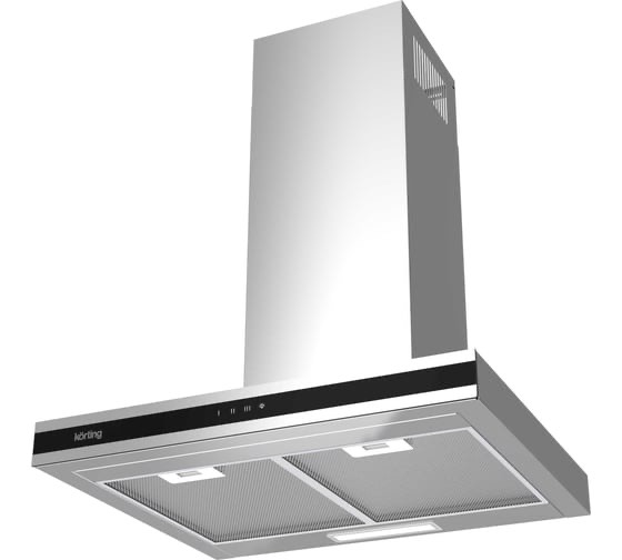 bc340ca6442c25d7ce88a44aead7307b.jpg Вытяжка каминная Korting KHC 6737 XGN нержавеющая сталь управление: сенсорное