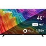 Телевизор LED Digma 40" DM-LED40SBB33 Smart Яндекс.ТВ Frameless Metal черный/FULL HD/60Hz/DVB-T/DVB-