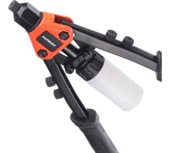 Заклепочник PATRIOT RDP 280, двуручный, компактный, контейнер, 2.4-4.8 мм