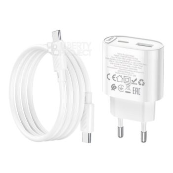 СЗУ HOCO C109A PD20W+QC3.0 Type-C Lightning белый