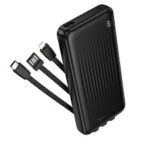 Аккумулятор внешний BOROFONE BJ79 with 3 cables 10000mAh чёрный