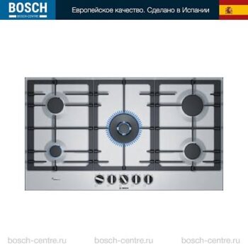 Встраиваемая газовая панель BOSCH PCR9A5B90M Serie 6, нержавеющая сталь