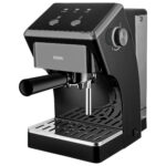 Кофеварка BBK BCM1503 черный/серый, рожковая (Кофеварка рожковая)