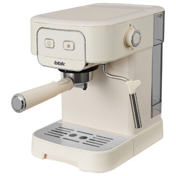 Кофеварка BBK BCM1504 слоновая кость, рожковая (Кофеварка рожковая)