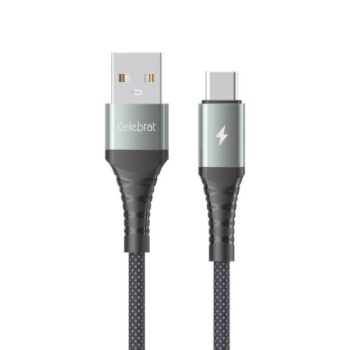 Кабель Celebrat CB-38 2м Lightning чёрный