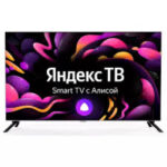 Телевизор LED Hyundai 75" H-LED75BU7006 Smart Android TV Frameless черный/4K Ultra HD/60Hz/DVB-T/DVB
