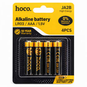 Батарейка HOCO JA2B AAA LR03 подзаряжаемая (4PCS) чёрный