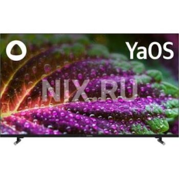 Телевизор LED Digma 43" DM-LED43UBB33 Smart Яндекс.ТВ Frameless Metal черный/черный/4K Ultra HD/60Hz