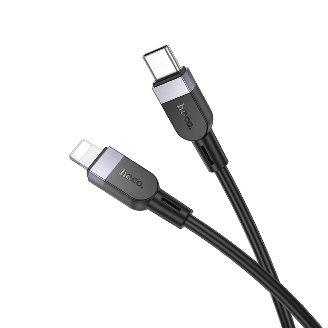 755374ece3dea557ee955521a719e561.jpg Кабель Type-C HOCO X109 2м Lightning чёрный