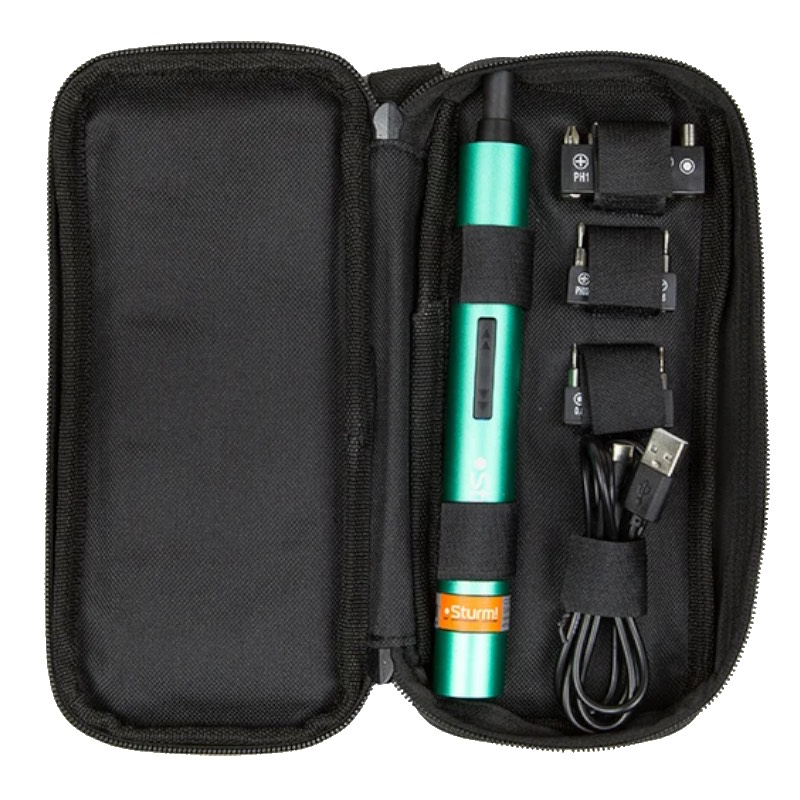 78635f8519b2429dba105ec9182f0481.jpg CD3404U1 Отвертка аккумуляторная Sturm!, 3.6В, USB TYPE C, набор бит, сумка, без ЗУ