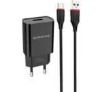СЗУ BOROFONE BA20A 1USB Type-C чёрный