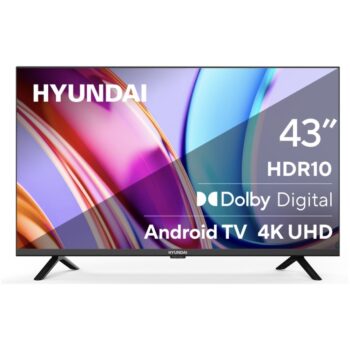 Телевизор Hyundai H-LED43BU7006 Smart Android TV Frameless Metal черный