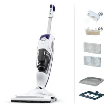 Пылесос паровой TEFAL VP7751WH, белый/фиолетовый