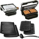 Умный электрогриль Tefal Optigrill+ GC716D12 с насадкой для вафель