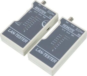 Тестер кабельный Lanmaster TWT-TST-200 белый/серый