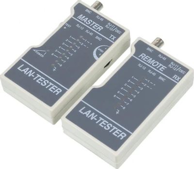2121c42a6eea5a5fb301061c5511cc4c.jpg Тестер кабельный Lanmaster TWT-TST-200 белый/серый