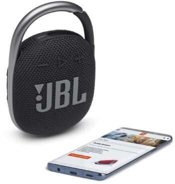 Колонка порт. JBL Clip 4 черный 5W 1.0 BT 15м 500mAh (JBLCLIP4BLK)