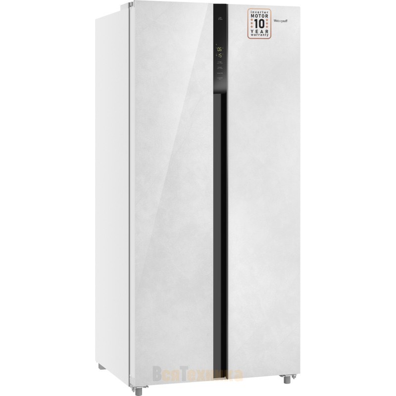 63c56a3d35cd619a2969fb4d200cfafd.jpg Холодильник Weissgauff WSBS 500 Inverter NoFrost White