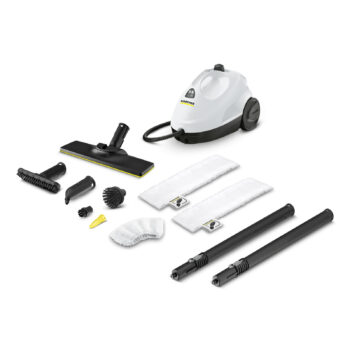 Пароочиститель напольный Karcher EasyFix SC 2 Deluxe 1500Вт белый/желтый