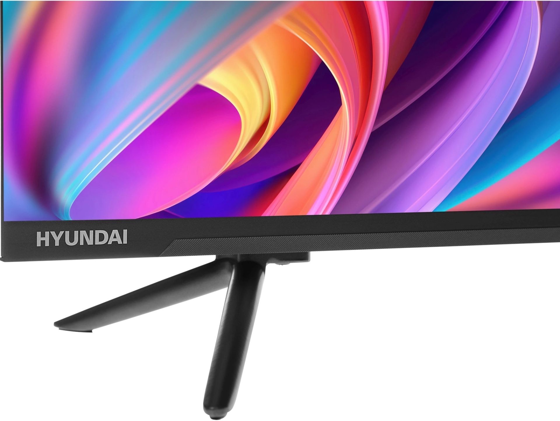 9821f3aff93916b453fbfa48d0eb9d15.jpg Телевизор LED Hyundai 50" H-LED50BU7100 Smart WebOS Frameless Metal серый/серый/4K Ultra HD/DVB-T/60