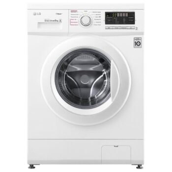 Стиральная машина LG F1296NDS0 кл.:A фронт. макс.:6кг белый инвертор