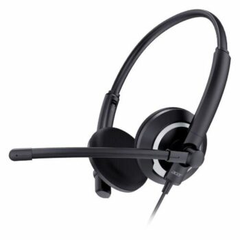 Наушники с микрофоном Acer OHW307 черный 1.8м накладные (ZL.HDSEE.002)