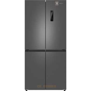 Холодильник Weissgauff WCD 450 Dark Grey NoFrost Inverter