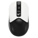 Мышь A4Tech Fstyler FG12 Panda белый/черный оптич. 1200dpi беспров. USB 3but