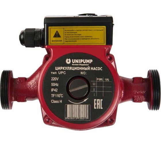 0ca92f24e76f70be8f4408552d2fd1b8.jpg Насос циркуляционный Unipump UPC 32-80 180 270Вт 9720л/час (44338)