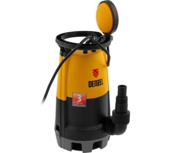 Дренажный насос для чистой и грязной воды DP-600S, 600 Вт, напор 7 м, 13000 л/ч// Denzel