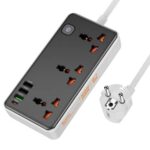 Сетевой удлинитель HOCO AC8A 5M BLACK