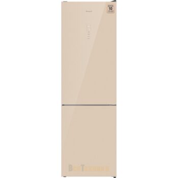 Холодильник Weissgauff WRK 2000 Total NoFrost Inverter Beige Glass