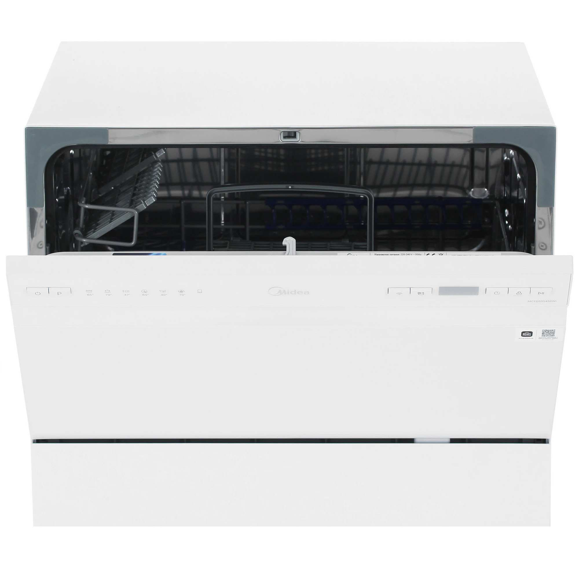 16417496f9614e2e87fce1770725a8af.jpg Посудомоечная машина Midea MCFD55S450Wi белый (компактная)