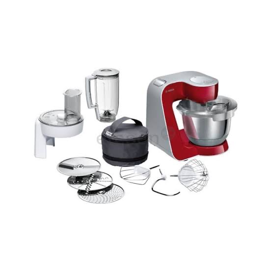 17758cef1e7c406db69e4822497d8697.jpg Кухонная машина Bosch Mum5 MUM5X планетар.вращ. 1000Вт белый/бежевый