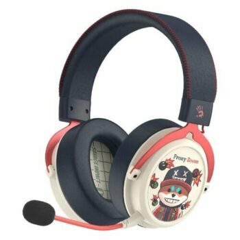 Наушники с микрофоном A4Tech Bloody MR595 Proxy Boom бежевый/черный мониторные BT/Radio (MR595)
