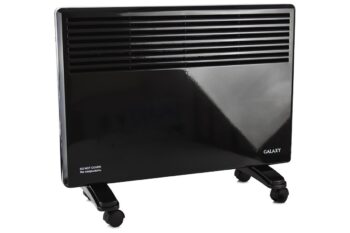 Обогреватель конвекционный Galaxy LINE GL 8227, черный, 1700 Вт, 2 режима работы, регулируемый механический термостат, площадь обогрева 20м2, алюминиевый нагревательный Х-элемент, защита от перегрева, колеса для перемещения, возможность установки во