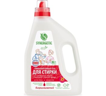 Synergetic жидкое ср-во д/стирки ACTIVE FRESH 1.5 л спорт.одежда