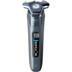 Бритва роторная Philips S7882/55 реж.эл.:3 питан.:аккум. синий/серебристый