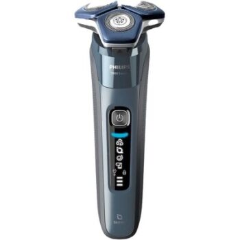 Бритва роторная Philips S7882/55 реж.эл.:3 питан.:аккум. синий/серебристый