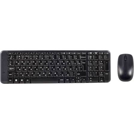 2a6967c81f3c15502190ed6acf9f4081.jpg LOGITECH Клавиатура+мышь беспроводная MK220 RUS - черный