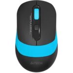 Мышь A4Tech Fstyler FG10 черный/синий оптич. 2000dpi беспров. USB 4but (FG10 BLUE)