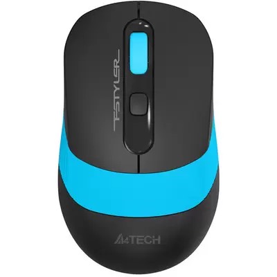 2df03445f2b4b78c948a80b1111c0043.jpg Мышь A4Tech Fstyler FG10 черный/синий оптич. 2000dpi беспров. USB 4but (FG10 BLUE)