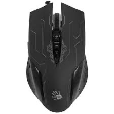 Мышь A4Tech Bloody Q51 черный/рисунок оптич. 6200dpi USB 8but
