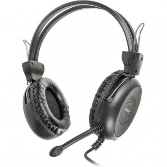 Наушники с микрофоном A4Tech HS-30 черный 2м мониторные