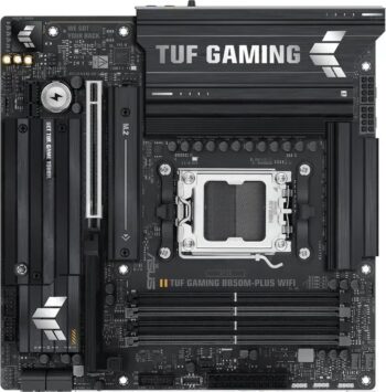 Материнская плата Asus TUF GAMING B850M-PLUS WIFI Socket AM5 AMD B850 4xDDR5 mATX AC`97 8ch(7.1) 2.5
